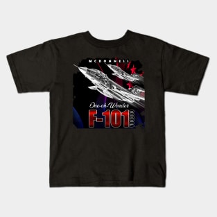 F101  Voodoo USAF long-range Bomber Supersonic Jet Fighter Kids T-Shirt